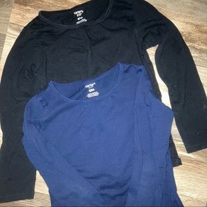 Girls lot of 2Carter’s long sleeve tops NWOT